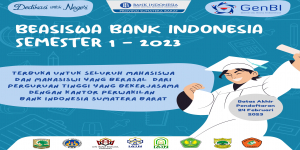 Pengumuman - Pendaftaran Beasiswa Bank Indonesia (BI) Tahun 2023 telah dibuka, Ayo Daftar !